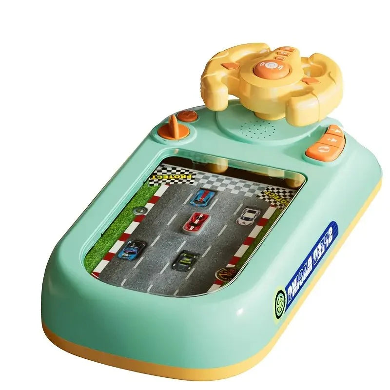 🏎️ Car Racing Game Console with Steering Wheel
