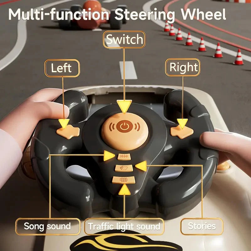 🏎️ Car Racing Game Console with Steering Wheel