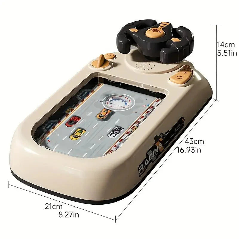 🏎️ Car Racing Game Console with Steering Wheel
