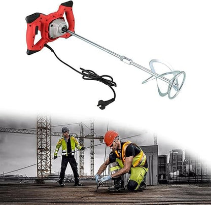 🔧 Electric Plaster Stirrer – 2100W with 6 Adjustable Speeds