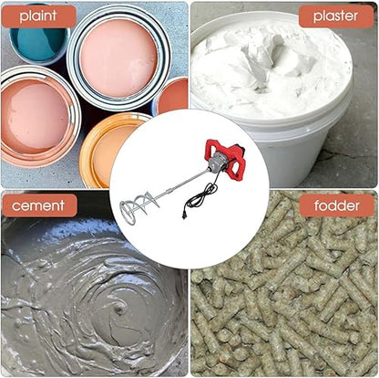 🔧 Electric Plaster Stirrer – 2100W with 6 Adjustable Speeds