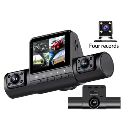 🚗 Car Camera 4 Lenses 1080P – 360° Full View