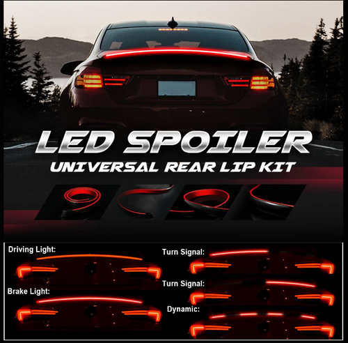 LED Spoiler - Universal Rear Lip Kit