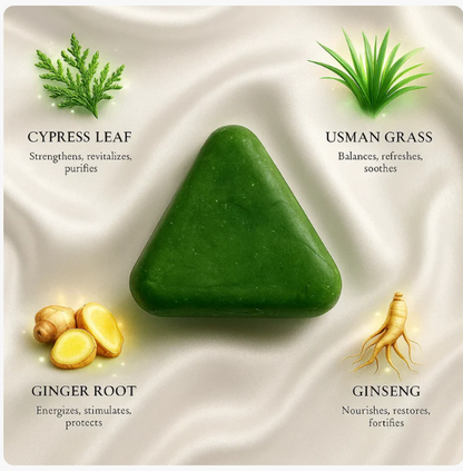 Cypress Leaved Usman Grass Shampoo Bar