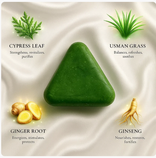 Cypress Leaved Usman Grass Shampoo Bar